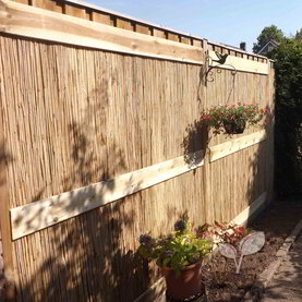 Rietmatten schuttingbekleding