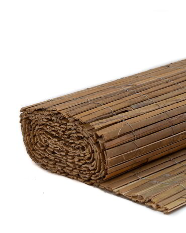 Gespleten bamboemat