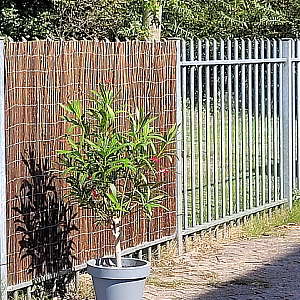 Natuurlijke hekwerkbekleding wilg